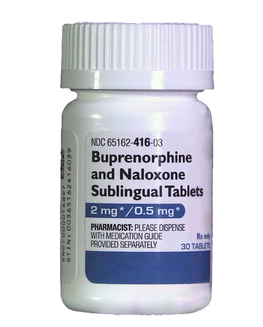 Buprenorphine and Naloxone Sublingual Tablets